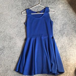 Blue Skater Dress